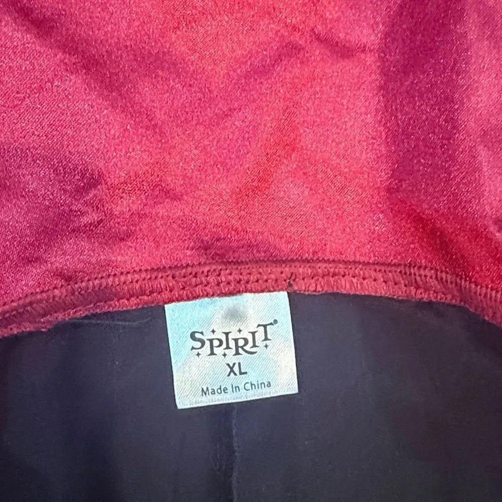 Spirit Red and Black Hooded Cape & full bodysuit XL (6000) - Picture 3 of 5